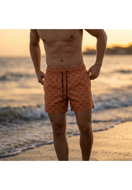 Plavecké šortky s UPF 50+ Palm Stripe