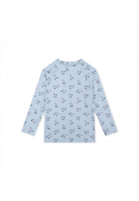 Kúpacie tričko s UPF 50+ Little Seagull Modré