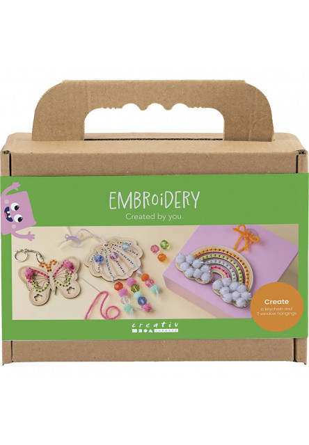 Kreatívna sada Vyšívanie drevených dekorácií