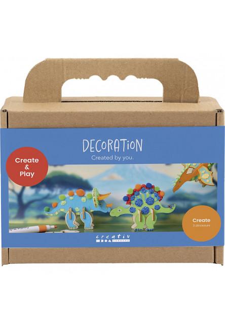 Kreatívna sada Dinosaury drevenie