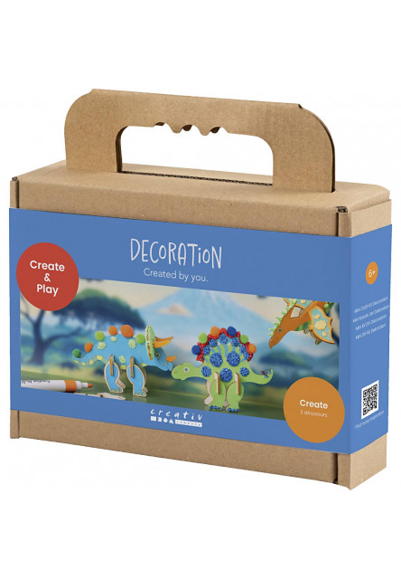 Kreatívna sada Dinosaury drevenie