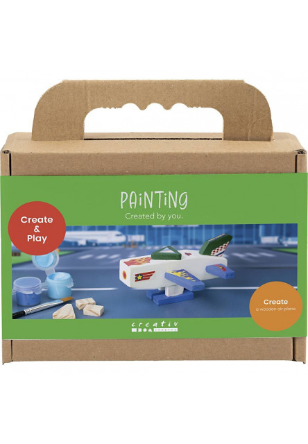 Kreatívna sada Lietadlo drevené