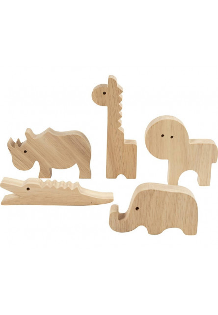 Kreatívna sada Safari zvieratá drevené