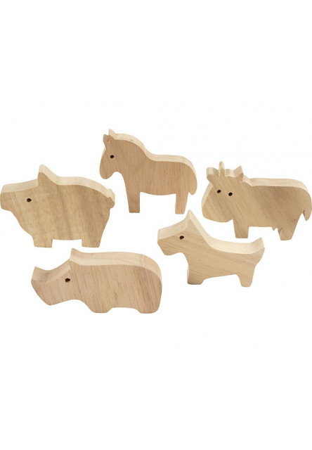 Kreatívna sada Zvieratá z farmy drevené
