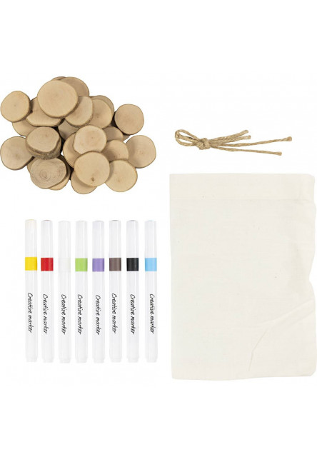 Kreatívna sada Pexeso a piškvorky drevené