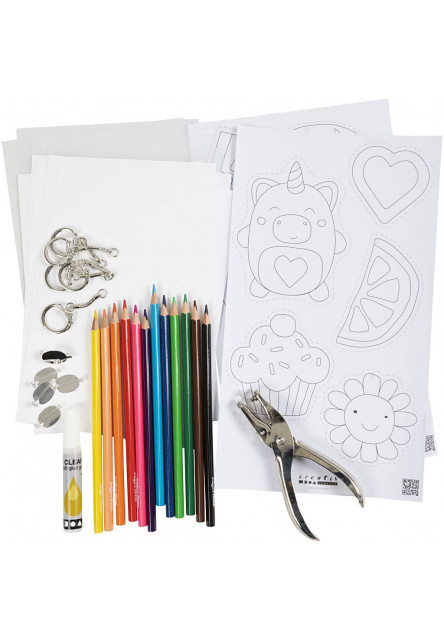 Kreatívna sada Prívesky zo zmršťovacej fólie