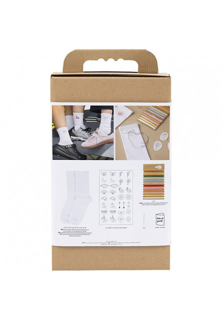 Kreatívna sada Vyšívanie ponožiek