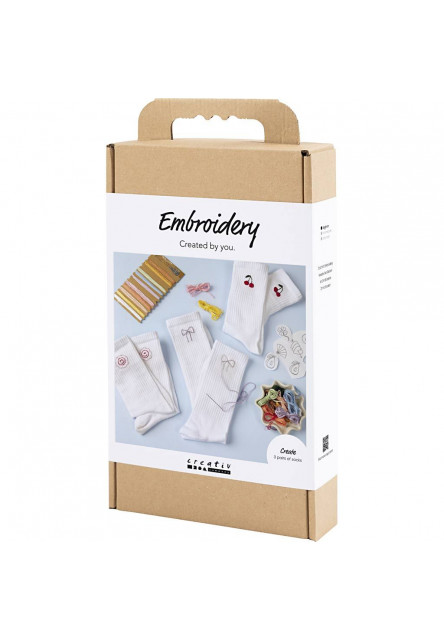 Kreatívna sada Vyšívanie ponožiek