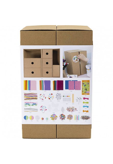 Kreatívna sada Maxi box so zásuvkami Dekorovanie