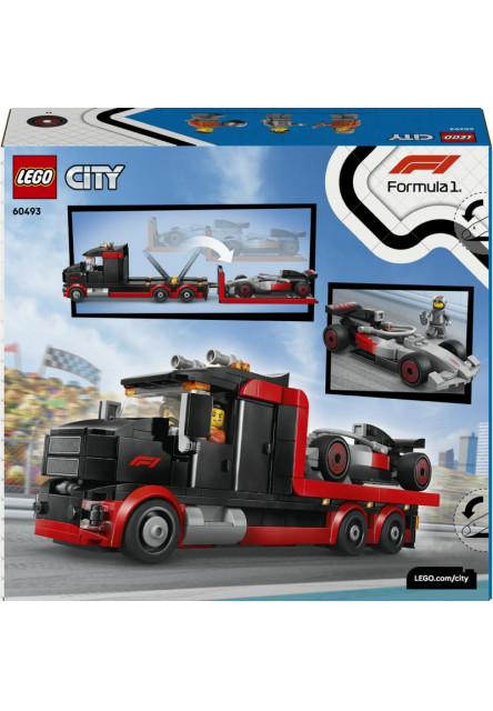 Výstavný nákladiak F1® s pretekárskym autom Audi F1®