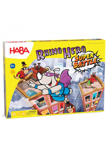 Spoločenská hra pre deti Rhino Hero Super Battle 5+
