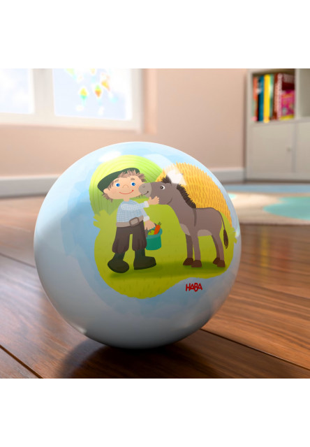 Detská lopta na hranie Farma 14 cm