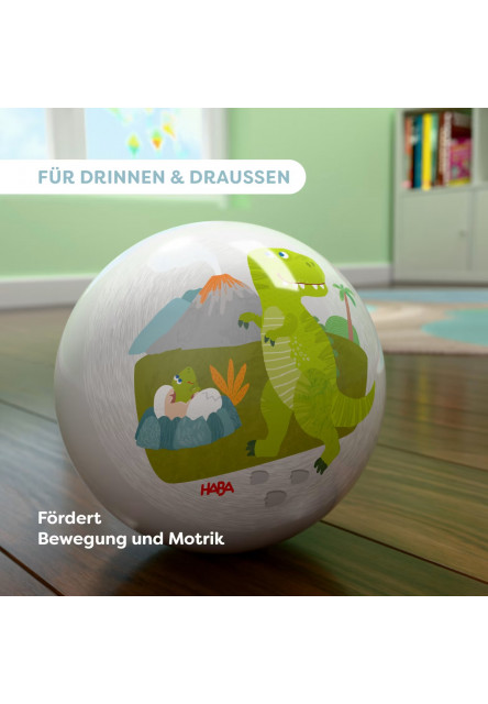 Detská lopta na hranie Dinosaurus 14 cm