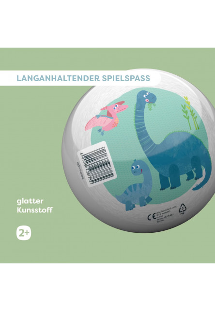 Detská lopta na hranie Dinosaurus 14 cm
