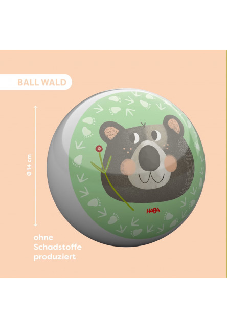 Detská lopta na hranie Les 14 cm