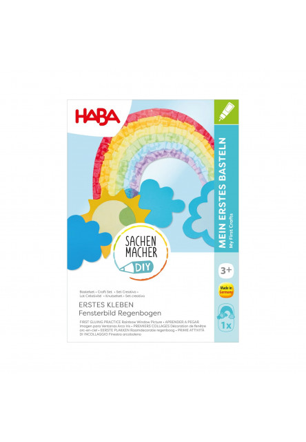 Kreatívna sada Lepenie obrázok na okno Dúha