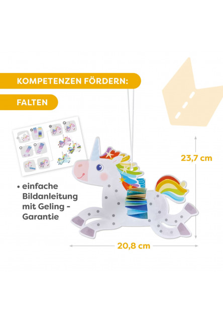 Kreatívna sada Skladanie z papiera Jednorožce