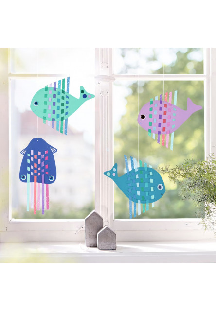 Kreatívna sada Prepletanie papiera Morské zvieratká