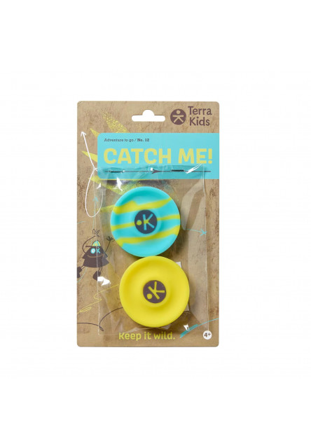 Terra Kids Adventure Chyť ma! silikónové disky 2 ks modrý