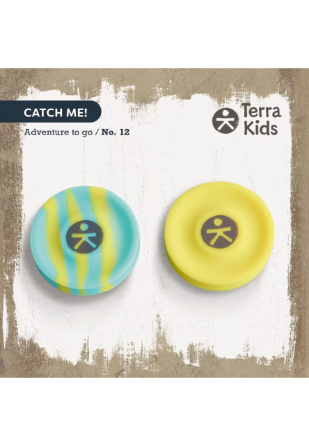 Terra Kids Adventure Chyť ma! silikónové disky 2 ks modrý