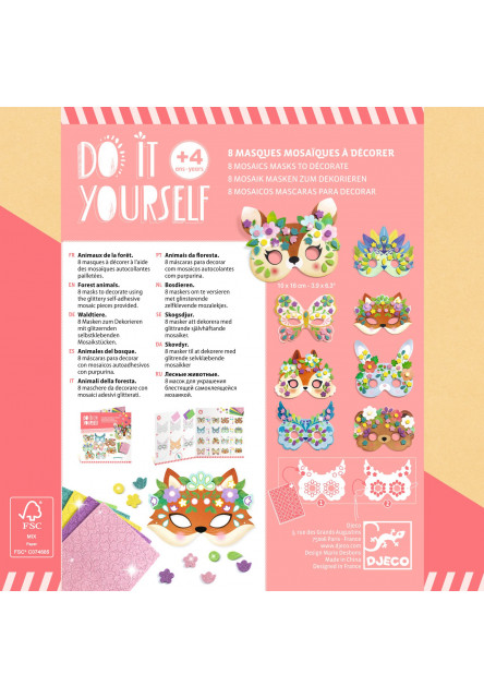 DIY Vyrob si sám Zvieracie škrabošky