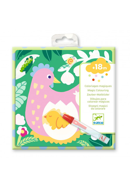 Magické vyfarbovanie vodou Mamička a mláďatko