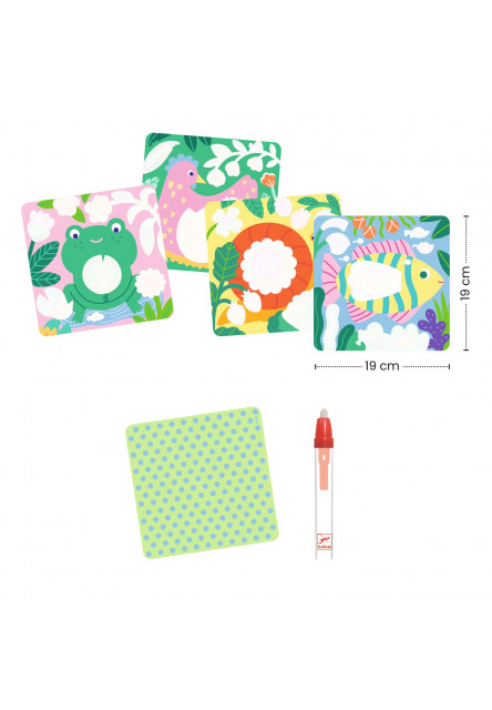 Magické vyfarbovanie vodou Mamička a mláďatko