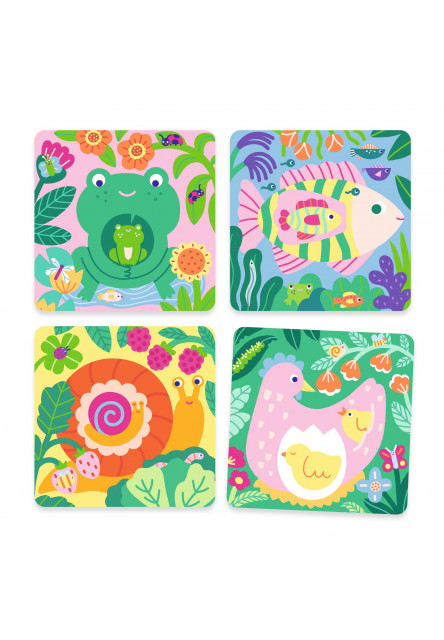 Magické vyfarbovanie vodou Mamička a mláďatko