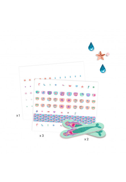 Nálepky na nechty Podmorský svet