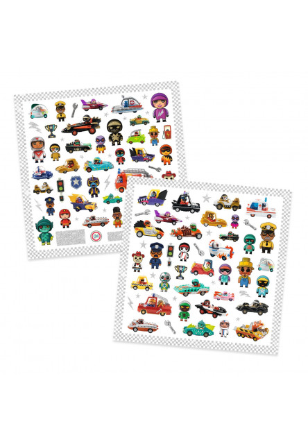 Samolepky Crazy Motors 160 ks