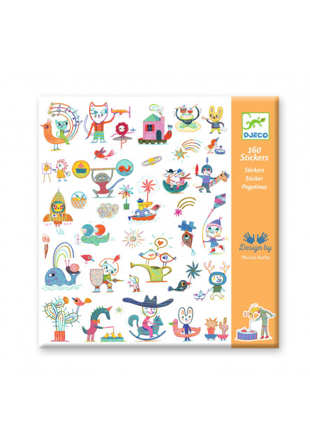 Samolepky Svet Djeco 160 ks