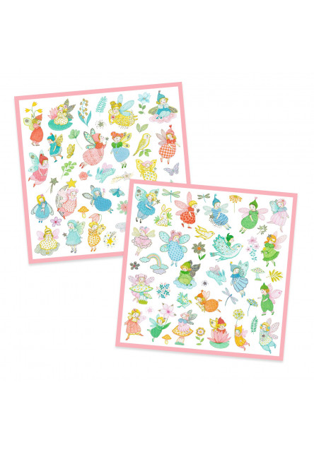 Samolepky Trblietavé víly 160 ks