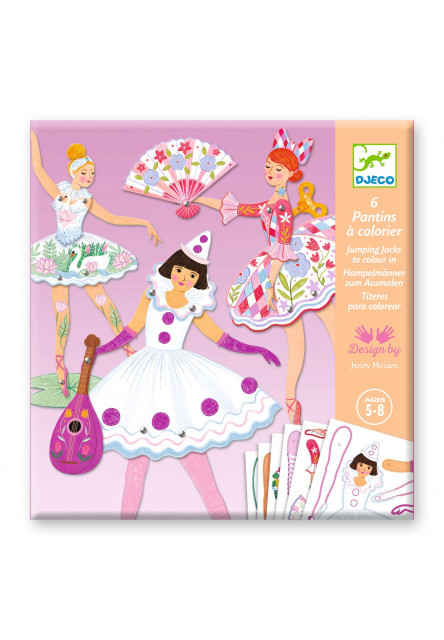 Papierové figúrky Tanečnice