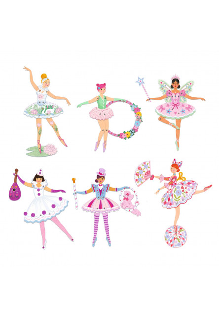 Papierové figúrky Tanečnice