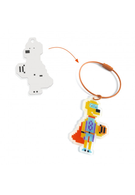 DIY Vyrob si sám Hrdinovia Pixel Art