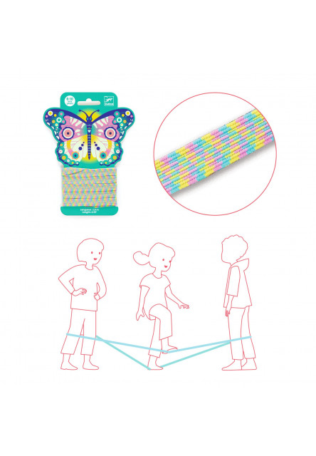 Guma na skákanie Motýľ