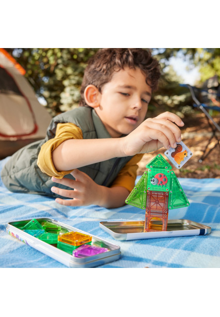 Magnetická stavebnica microMAGS Treehouse Travel Set 24 dielov