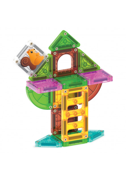 Magnetická stavebnica microMAGS Treehouse Travel Set 24 dielov