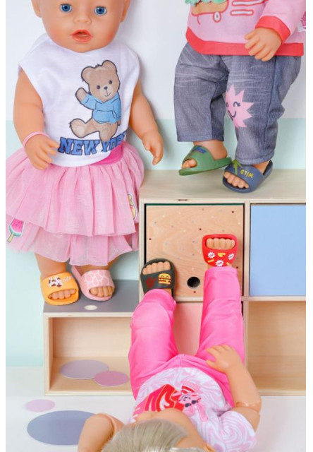 BABY born Šľapky, 3 druhy, 43 cm