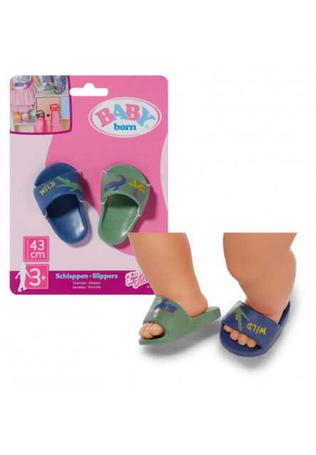BABY born Šľapky, 3 druhy, 43 cm