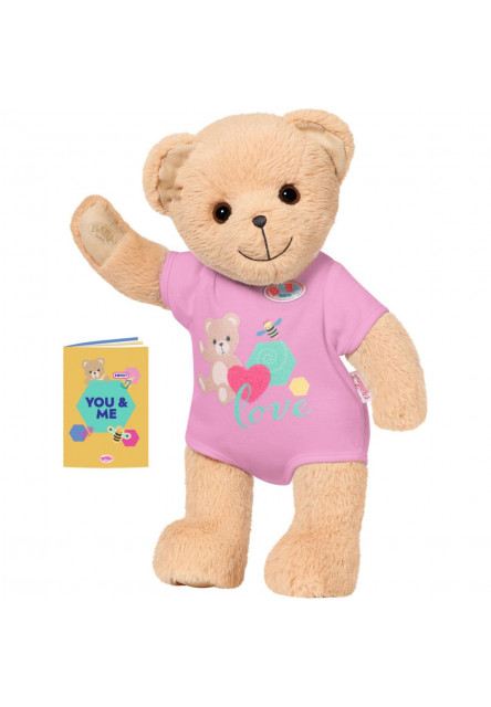 Medvedík BABY born, ružové oblečenie