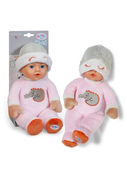 BABY born for babies Spinkáčik svetlo ružový, 30 cm