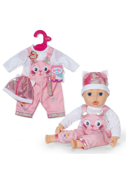 BABY born Overal s čiapočkou, 43 cm