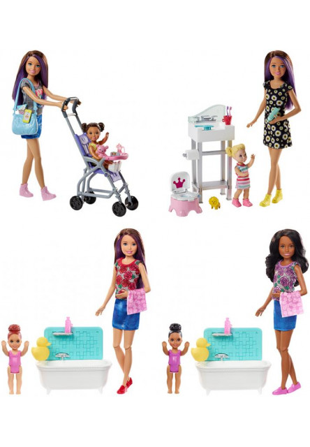 Barbie pestúnka herný set asst  