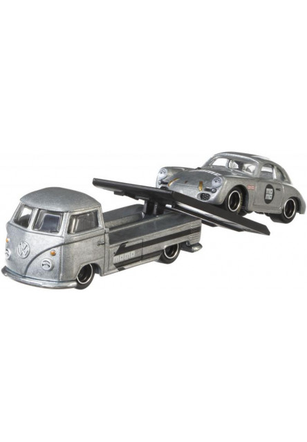 Hot Wheels ťahač a pretekársky angličák asst  