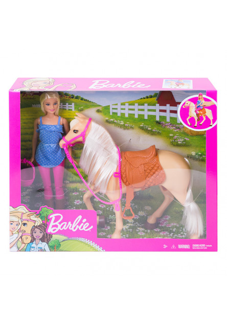 Barbie bábika s koňom 