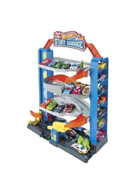Hot Wheels City prenosná garáž 