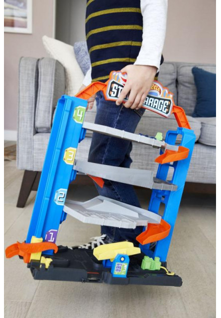 Hot Wheels City prenosná garáž 