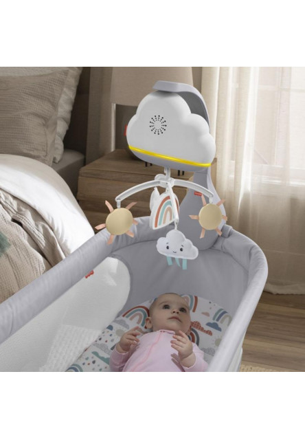 Fisher Price kolotoč nad postieľku dážď s duhou 