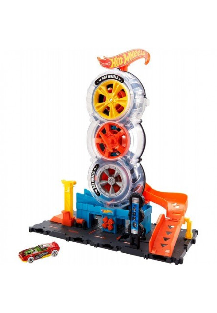 Hot Wheels CitySuperpneu obchod 